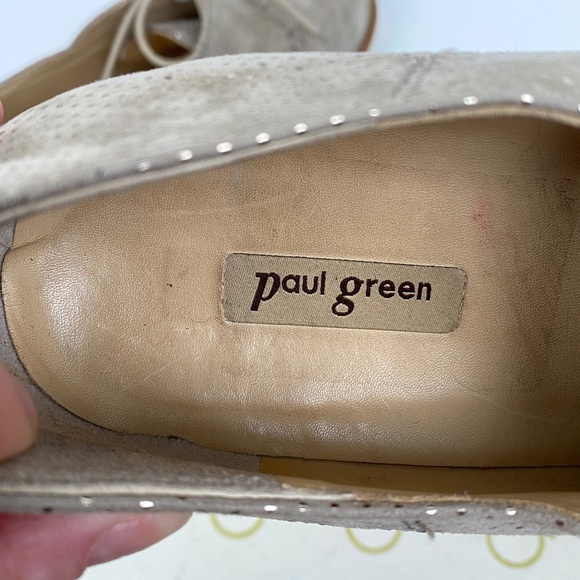 Paul Green Lace-up Oxfords tan - Picture 8 of 11